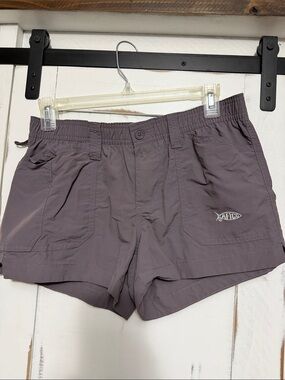 Aftco Women’s Athletic Shorts — Dusty Gray